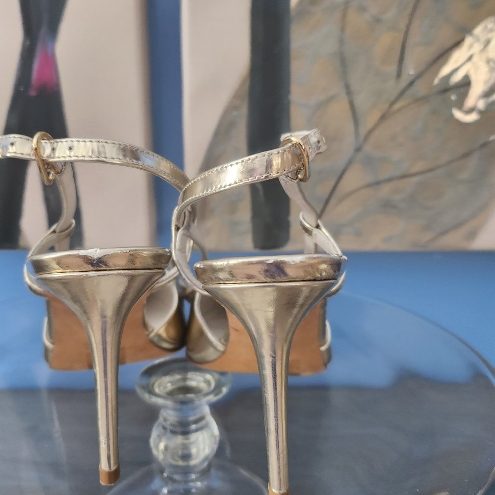 Something Bleu Metallic Heels - image 3